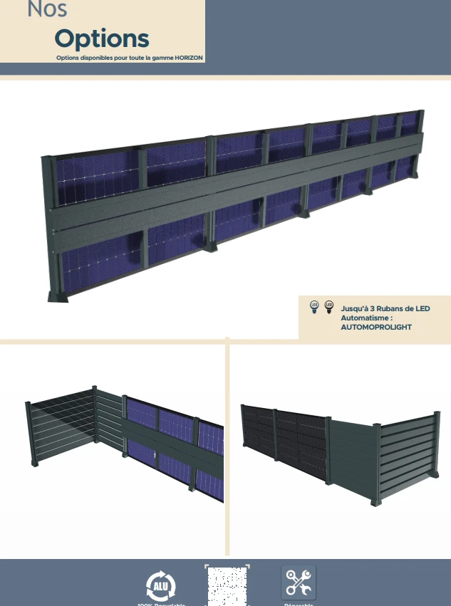 installation de Cloture Solaire Mitjavila