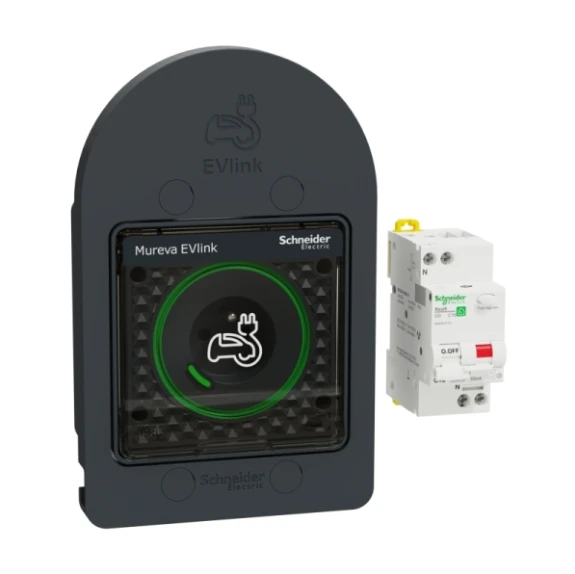 installation de prise renforcé Schneider  Evlink