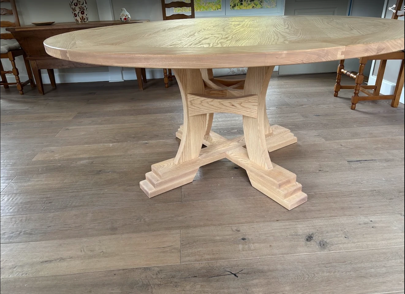 Table sur mesure en bois massif