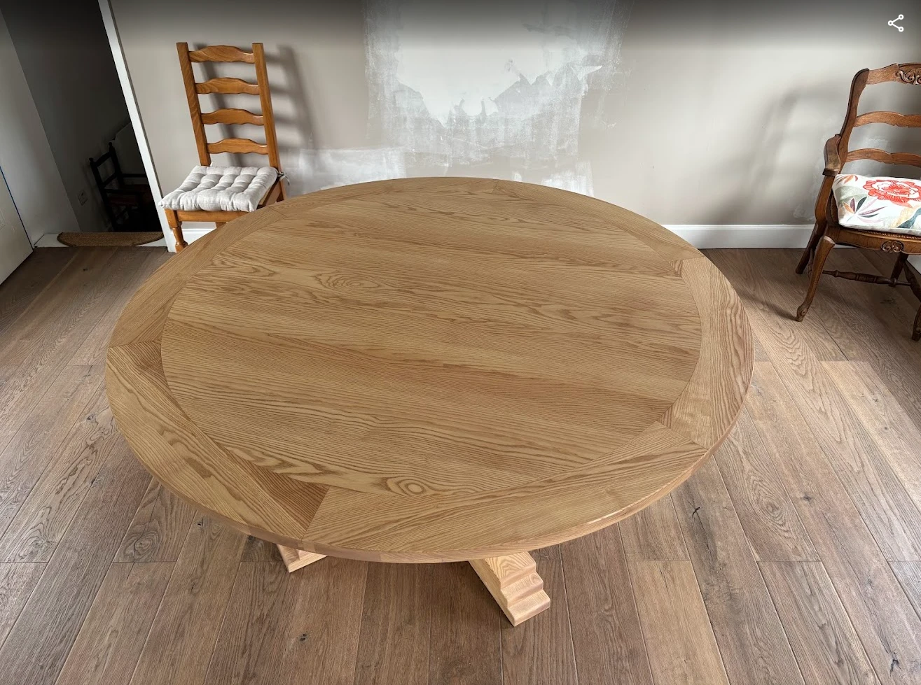 Table sur mesure en bois massif
