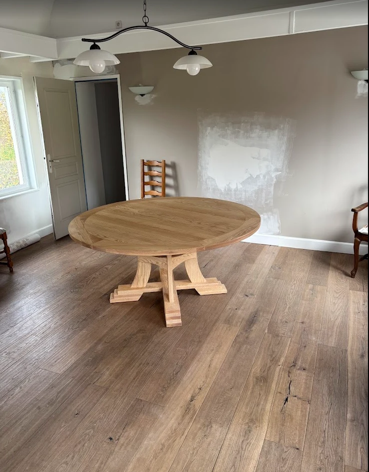 Table sur mesure en bois massif