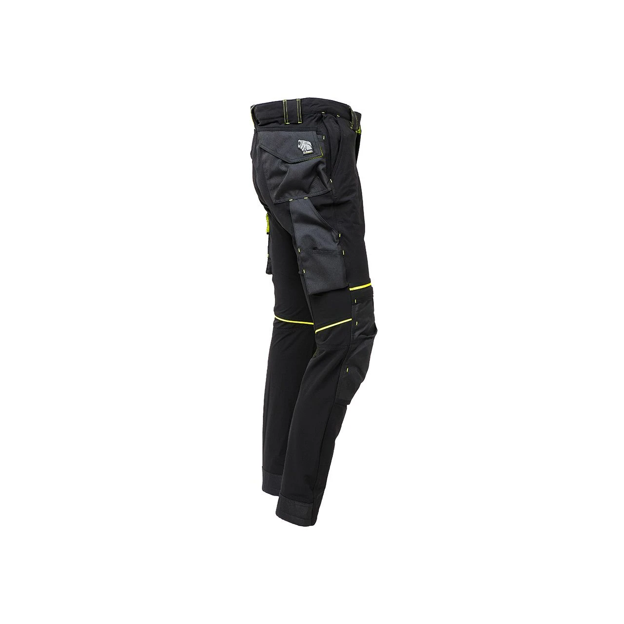 Pantalon ATOM black Carbon/jaune