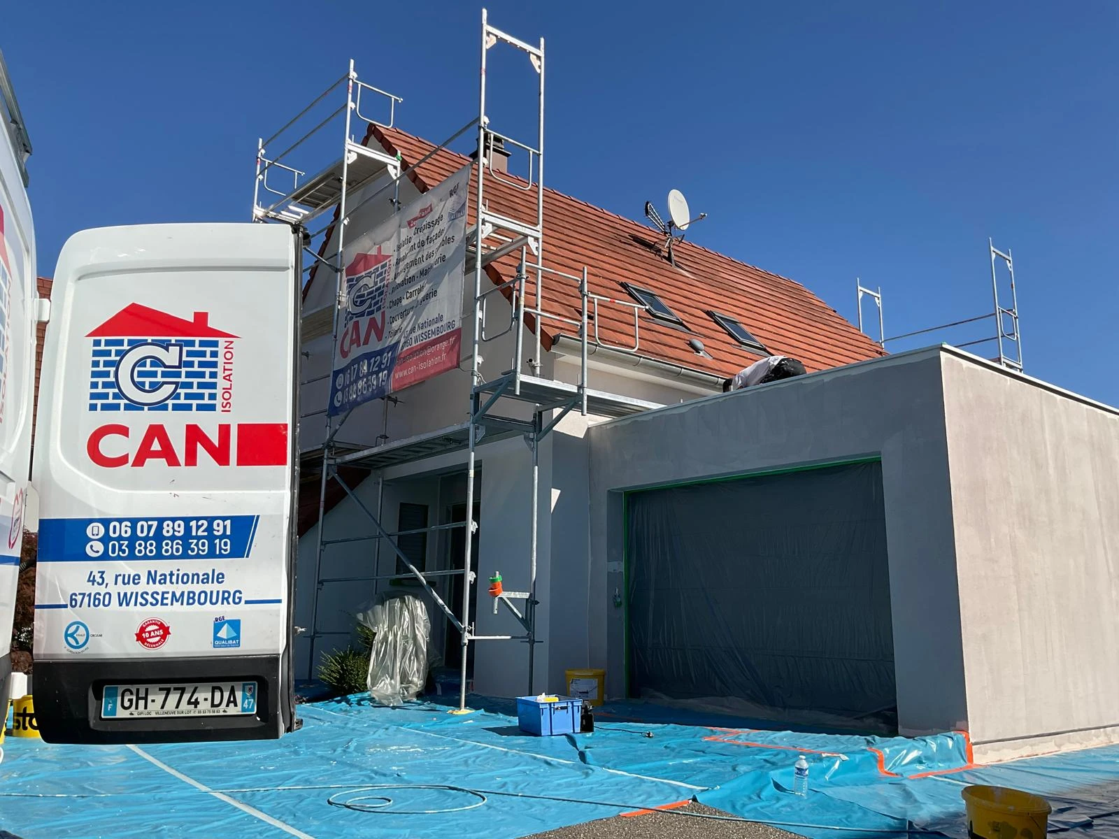 CHANTIER RAVALEMENT DE FACADE RITTERSHOFFEN, HATTEN, SEEBACH, SOUFFLENHEIM