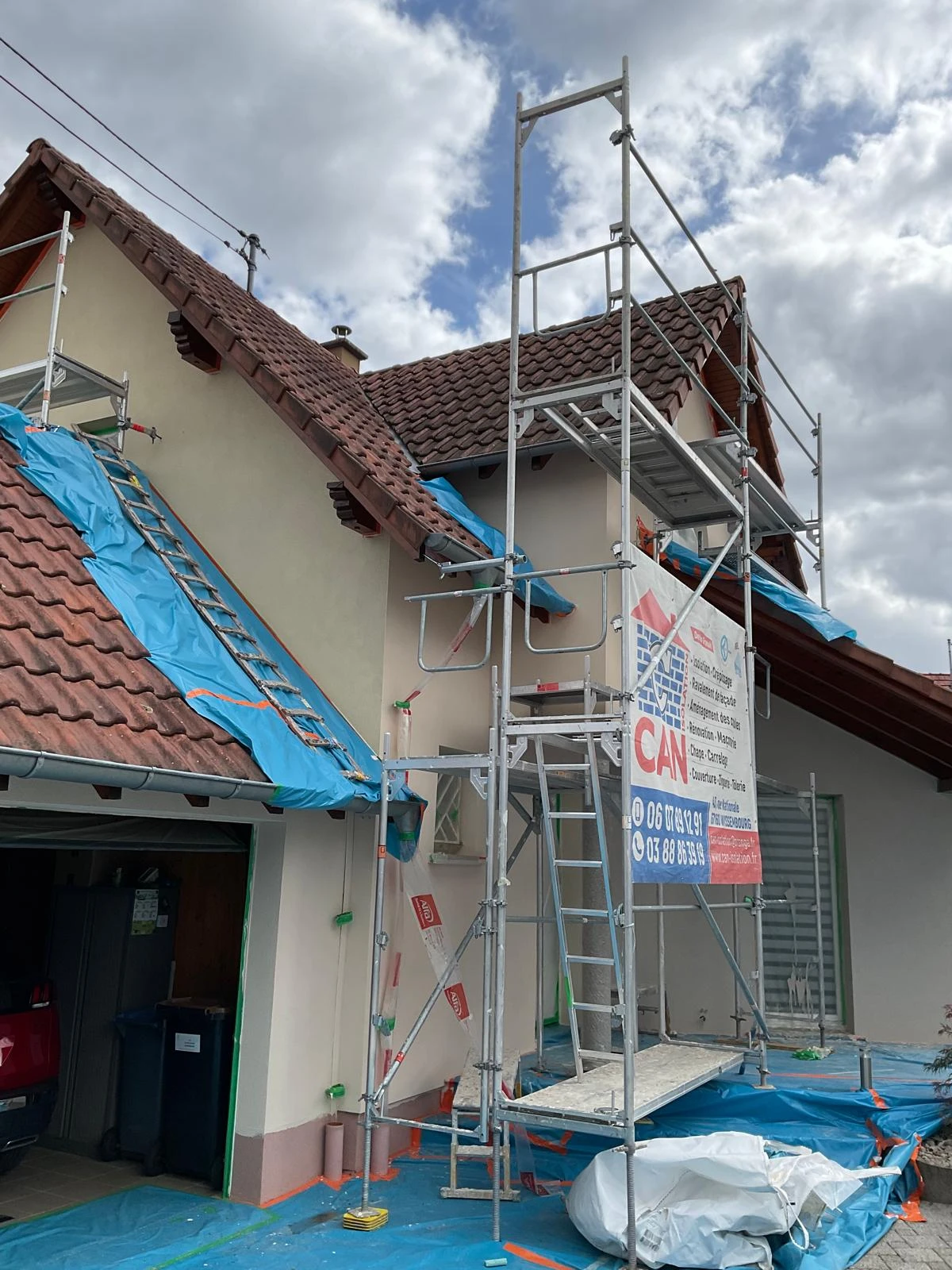 CHANTIER RAVALEMENT DE FACADE LAUTERBOURG, MOTHERN, SCHEIBENHARD, NEEWILLER-PRÈS-LAUTERBOURG