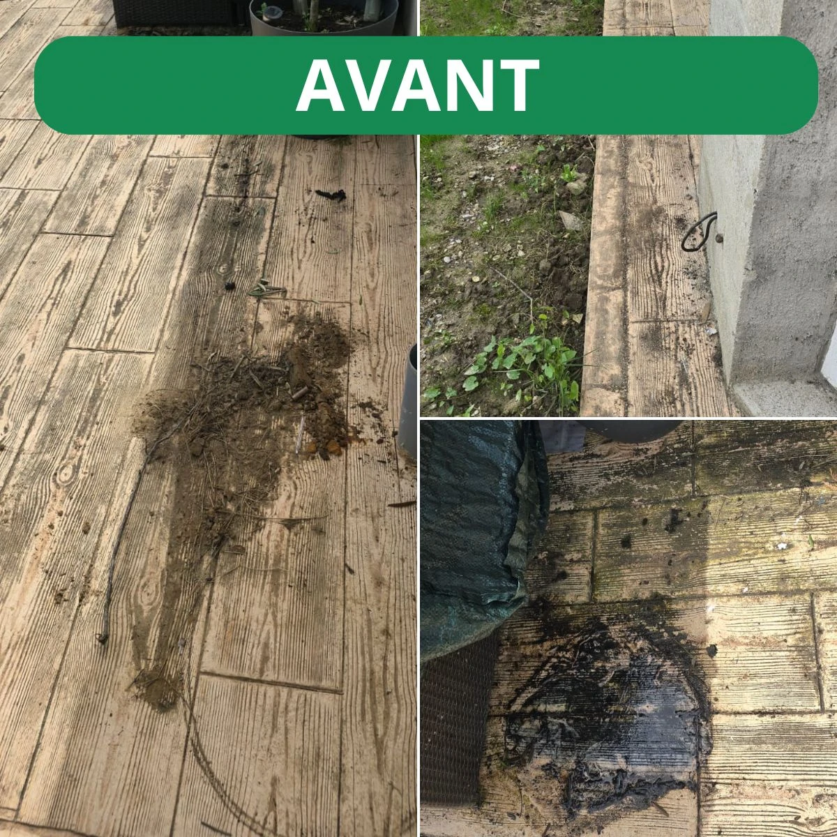 Particulier - Nettoyage de terrasse supérieure à 30 m² – Somme, Oise et Aisne