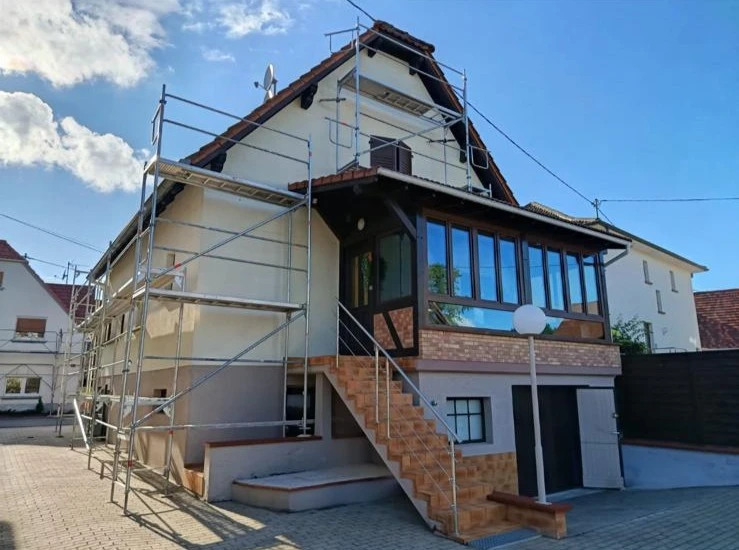 CHANTIER RAVALEMENT DE FACADE SEEBACH, HAGUENAU, SOUFFLENHEIM, WINGEN-SUR-MODER
