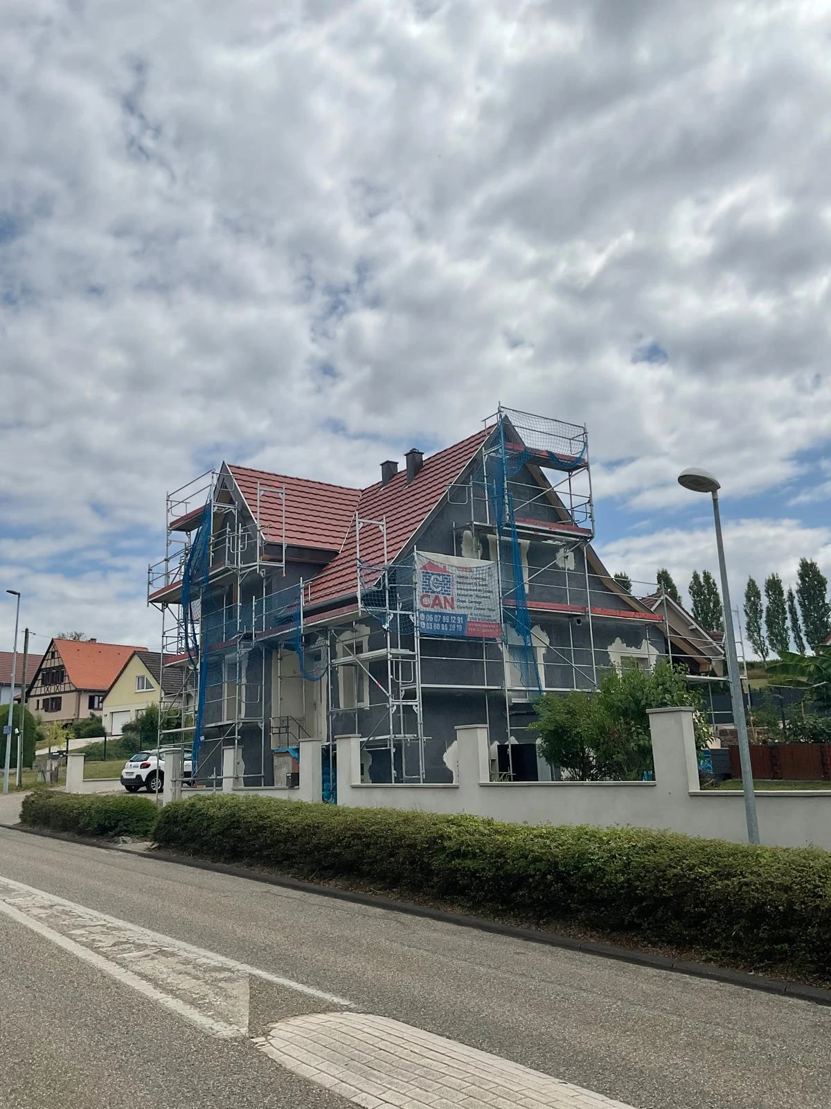 CHANTIER RAVALEMENT DE FACADE PREUSCHDORF, BETSCHDORF, HOFFEN, SOULTZ-SOUS-FORÊTS