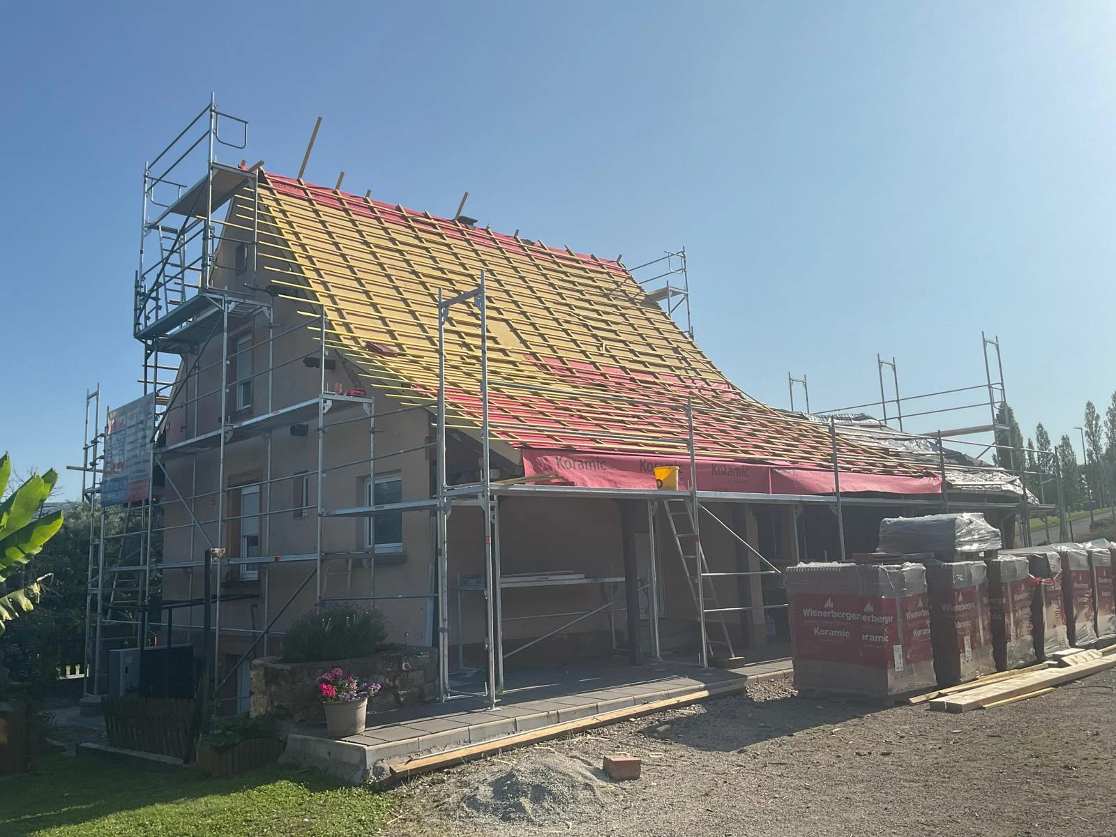 CHANTIER RAVALEMENT DE FACADE PREUSCHDORF, BETSCHDORF, HOFFEN, SOULTZ-SOUS-FORÊTS