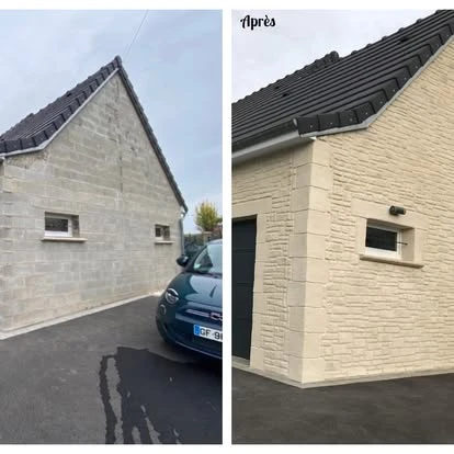 Enduit architectural et Moellons à Chauny – Experts en façades décoratives dans un rayon de 40 km