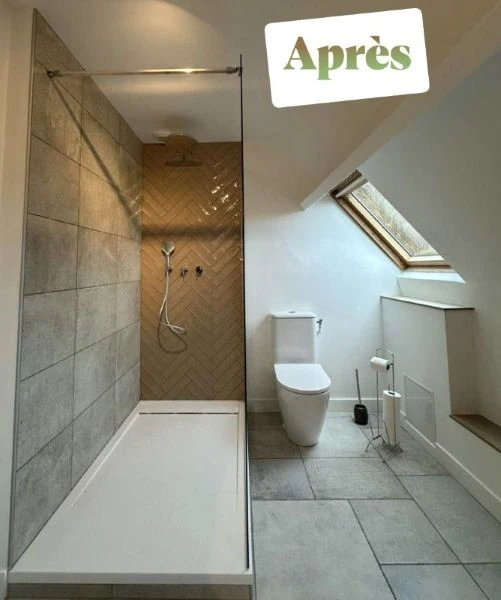 Rénovation complète d’une salle de bain à Saint-Jouin-de-Bruneval proche Le Havre