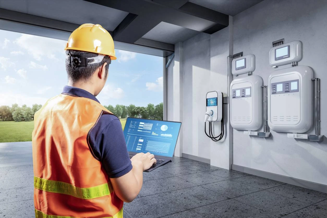 Bornes de recharge IRVE et carports IRVE pour industries, entreprises et collectivités – BPE Électricité