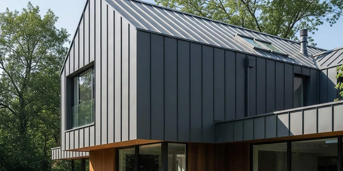 Couverture acier laqué à joints debout pour particuliers et professionnels – WOODPRO – BARTHOMEUF