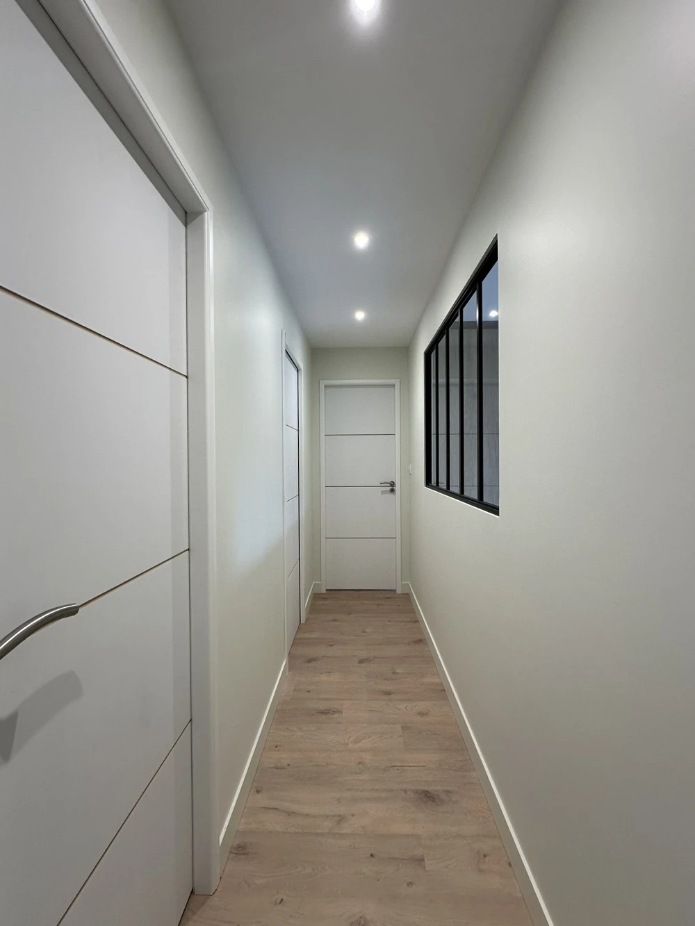 Aménagement intérieur – Verrière, peinture et parquet – Le Havre