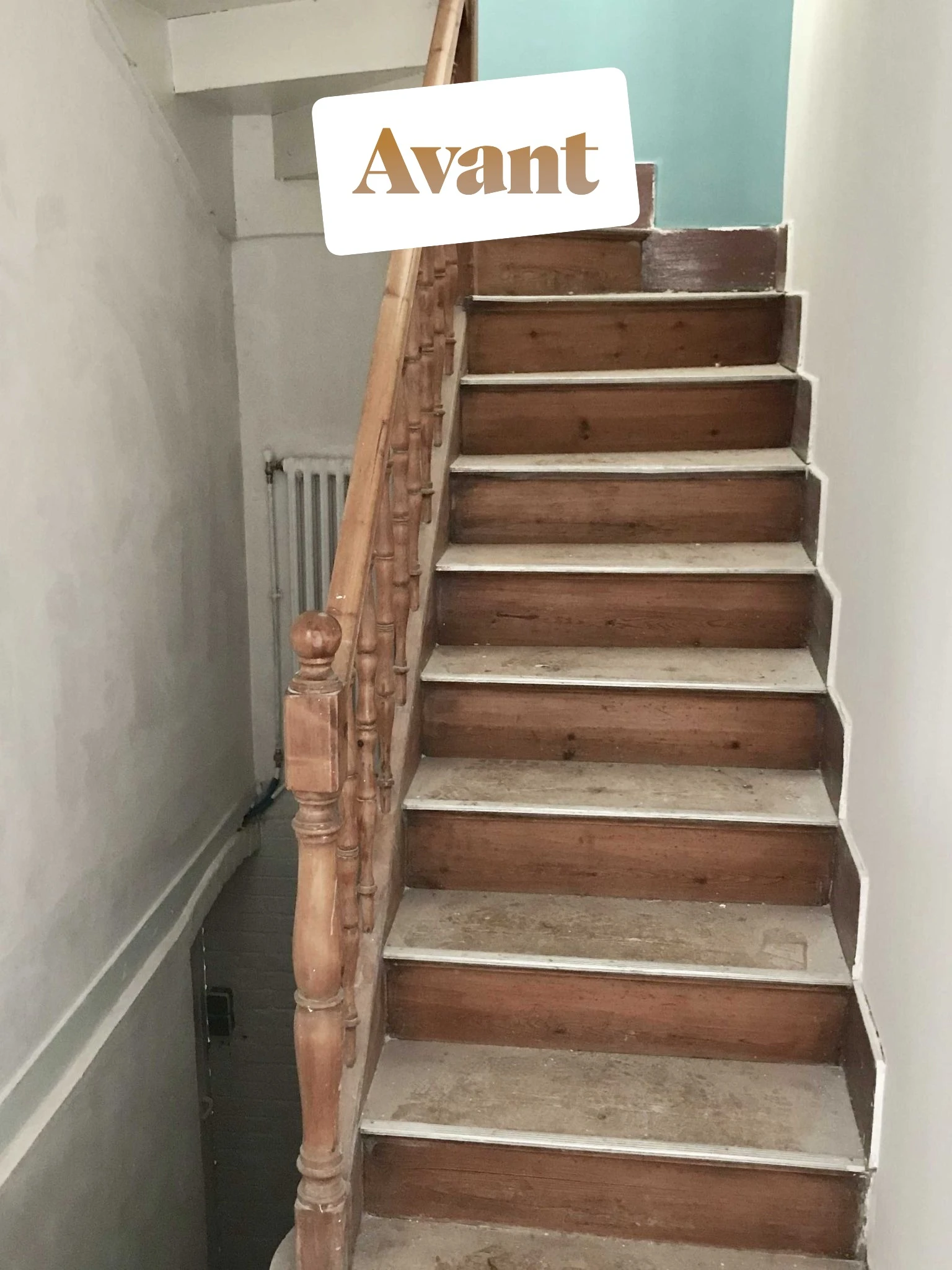 Escalier rénové avec style – Le Havre