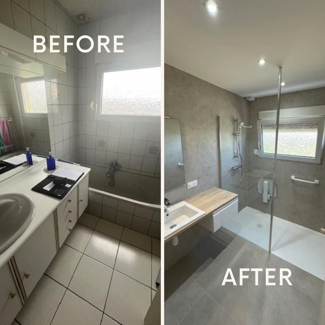 Aménagement Salle de Bains PMR