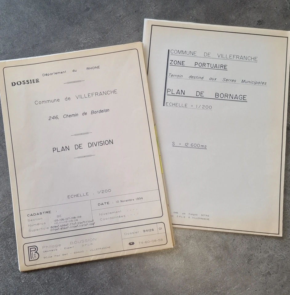 Tirage de plans