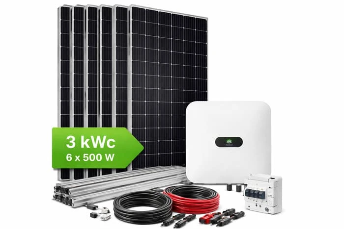 Installation photovoltaïque 3Kwc onduleur centralisé