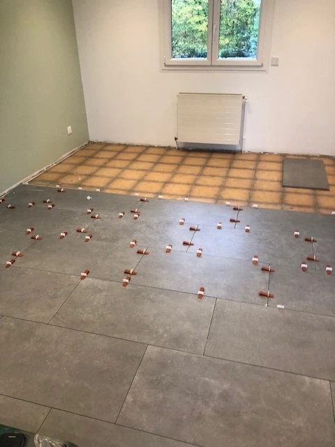 Travaux de carrelage