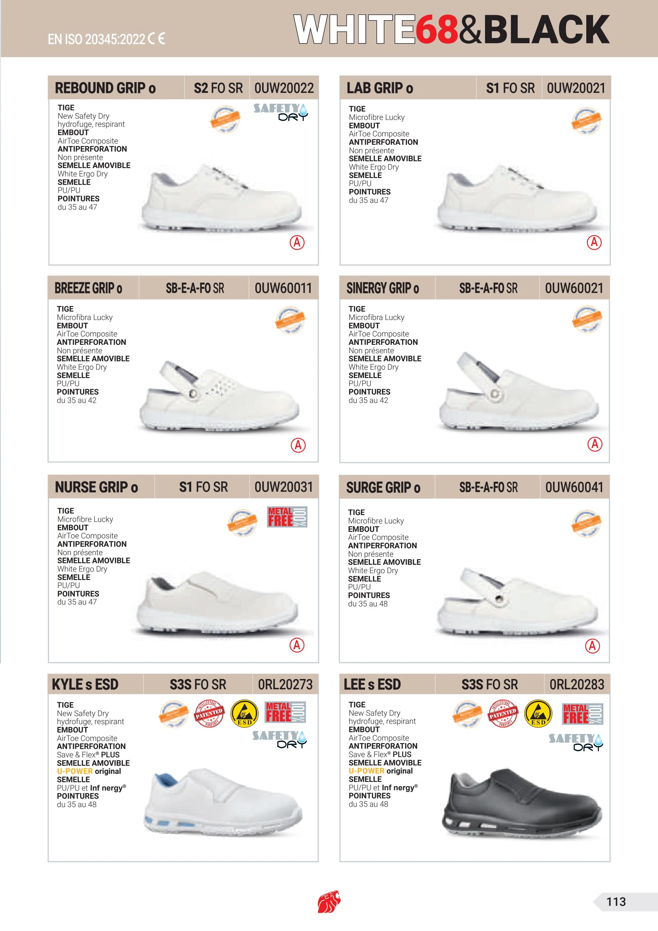 Vêtements de travail EPI sur catalogue