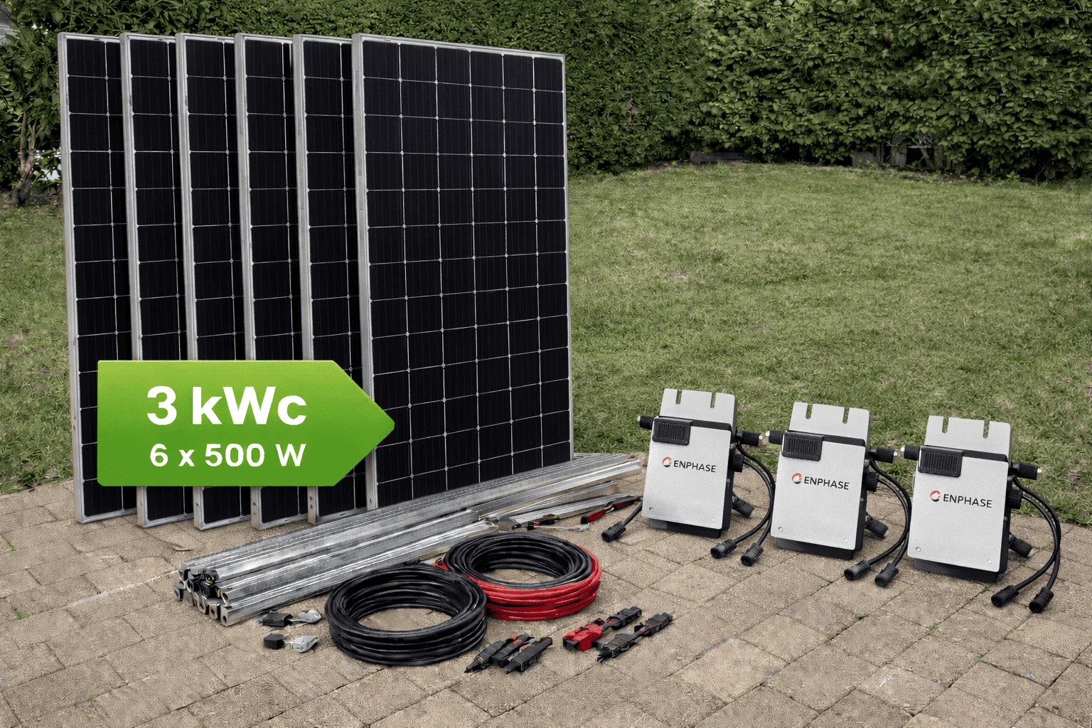 Installation photovoltaïque 3Kwc avec micro-onduleurs
