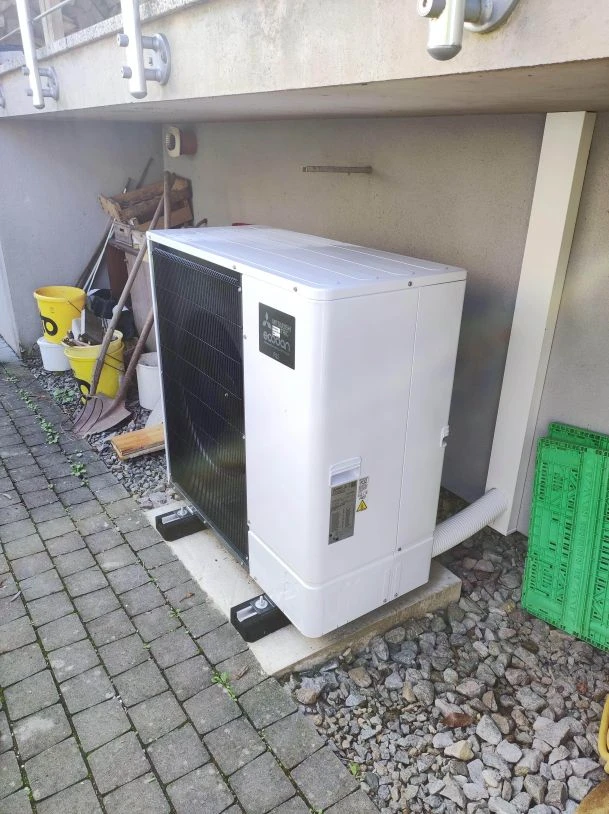 Remplacement chaudière par une PAC air-eau MITSUBISHI gamme Silence à Geispolsheim