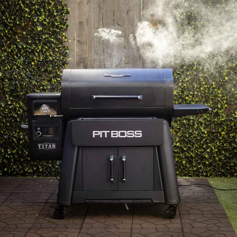 Barbecue fumoir à granulés de bois