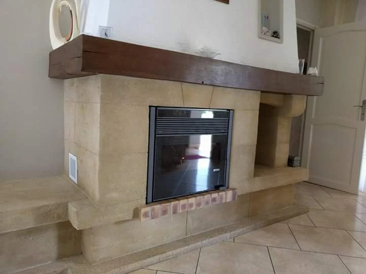 Installation insert à granulés de bois - Var