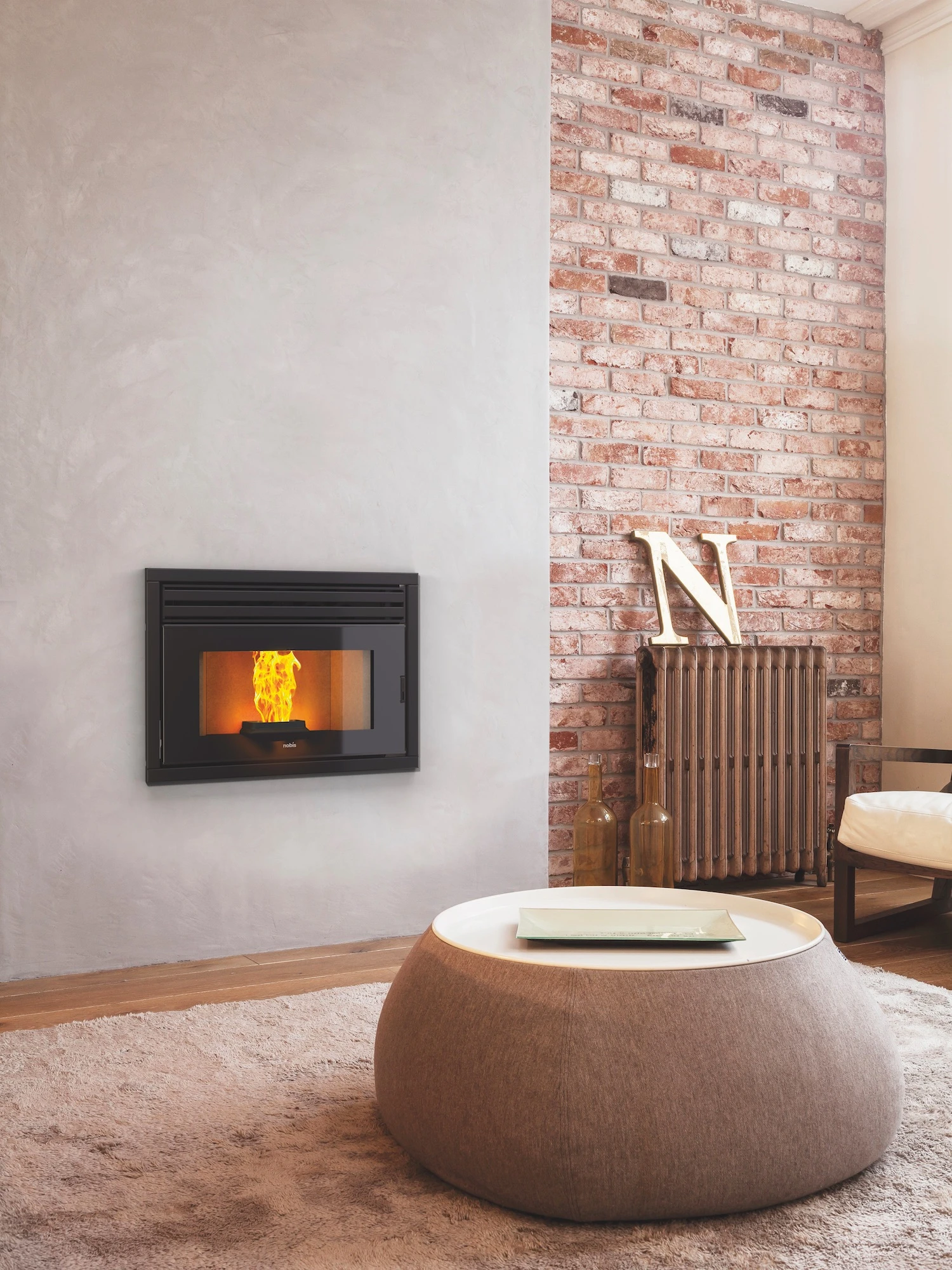 Installation insert à granulés de bois - Var
