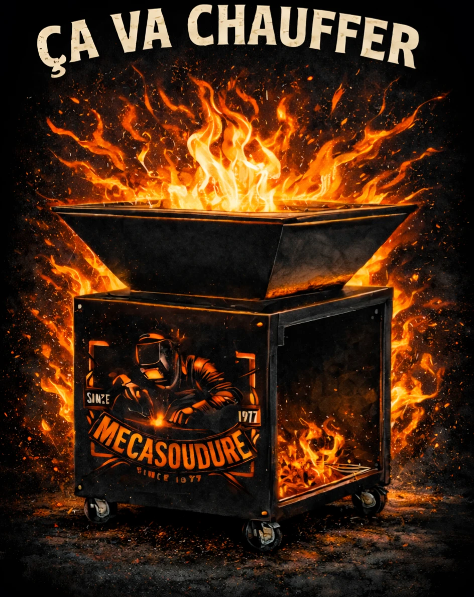 Brasero sur-mesure personnalisable 750mm