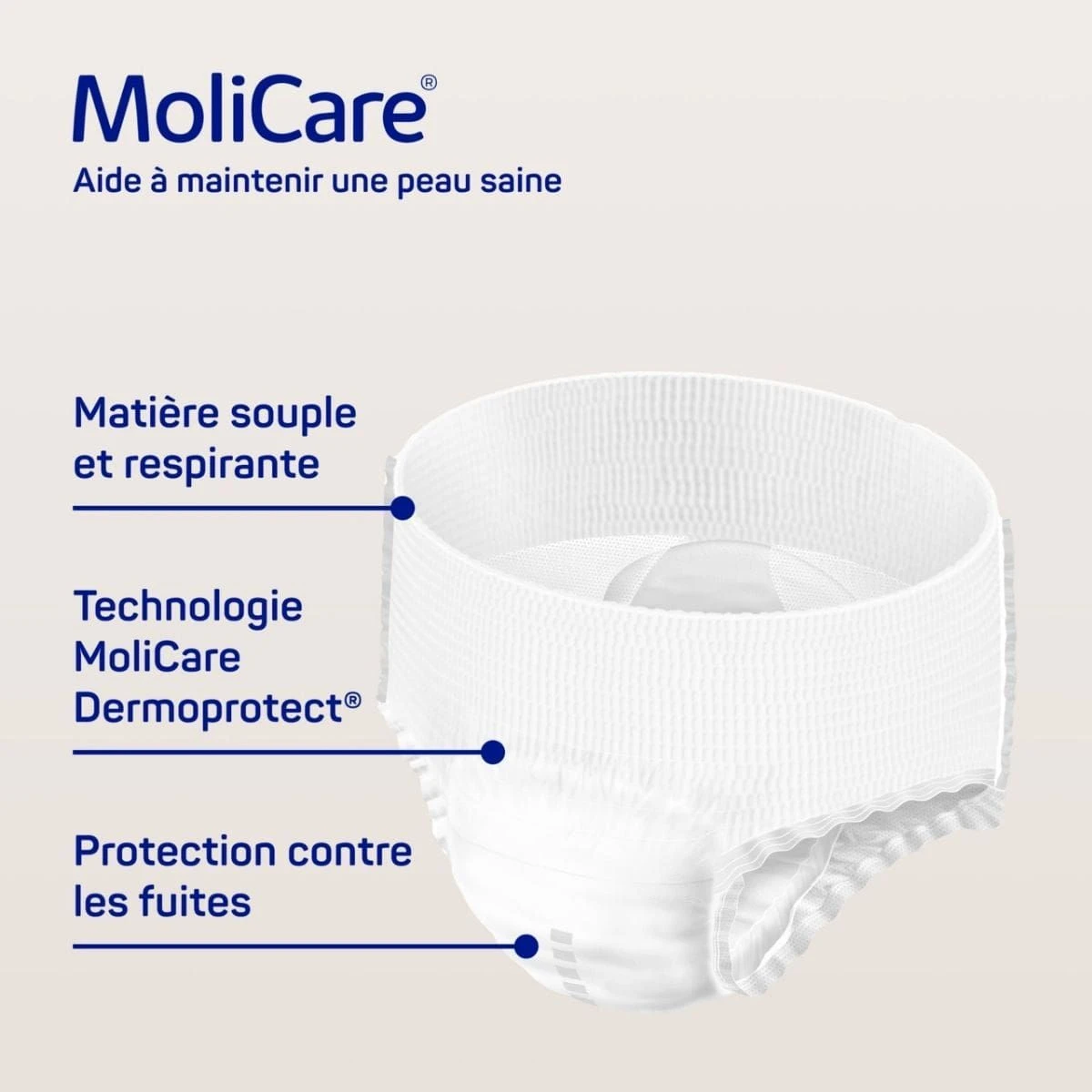 Culottes absorbantes MoliCare Premium Mobile 10 Gouttes