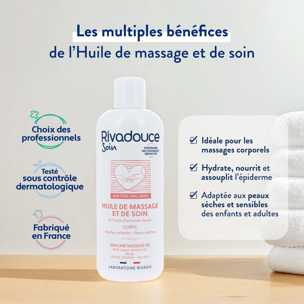 Huile de massage - 500 ml