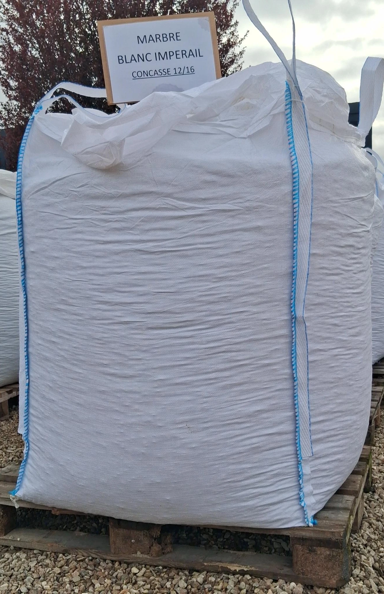 Marbre "Blanc Impérial" 12/16