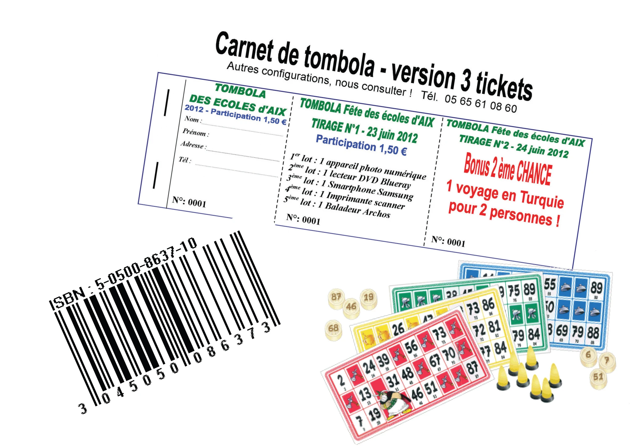 Impression de billets et tickets