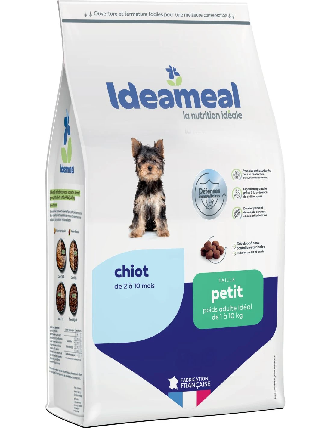 Ideameal Chiots Petits 2 à 10 mois 3kg