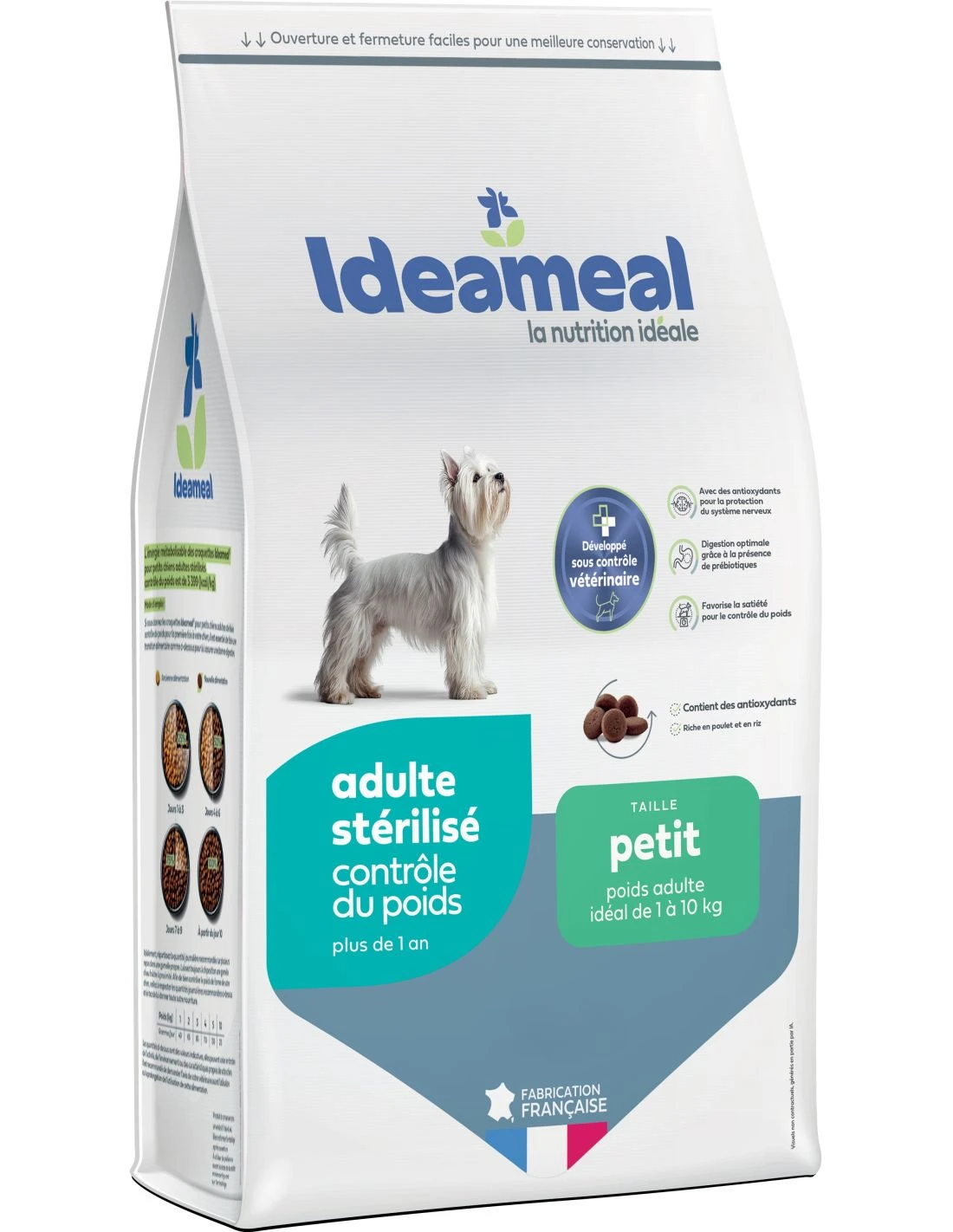 Ideameal Petits Chiens Adultes Stérilisé 3kg