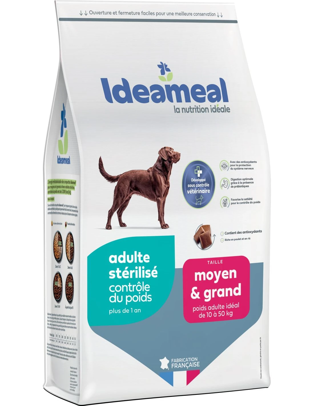 Ideameal Grand Chiens Stérilisés 12kg