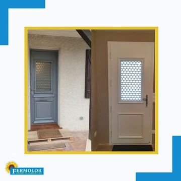 Porte d'entrée aluminium