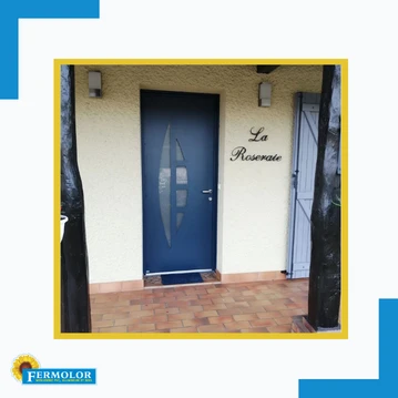 Porte d'entrée aluminium