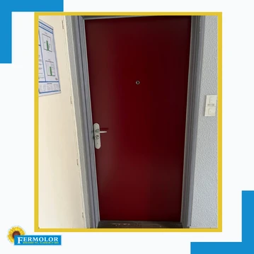 Porte d'entrée aluminium