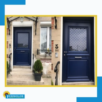 Porte d'entrée aluminium