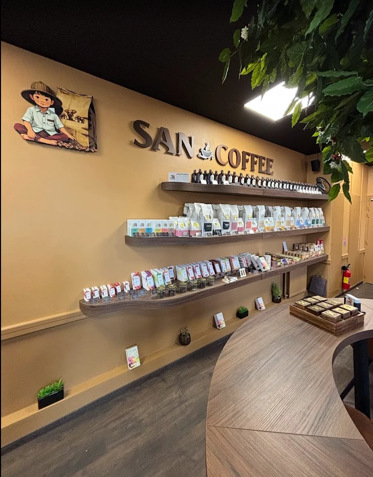 Aménagement d'un coffee shop