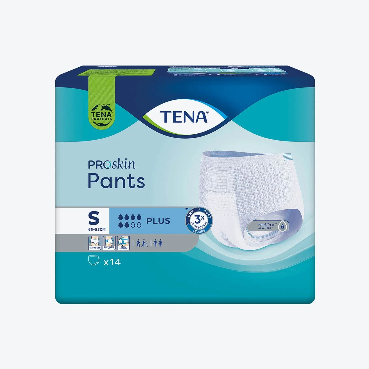 Sous-vêtements TENA Pants Proskin Plus - Taille S - Sachet de 14