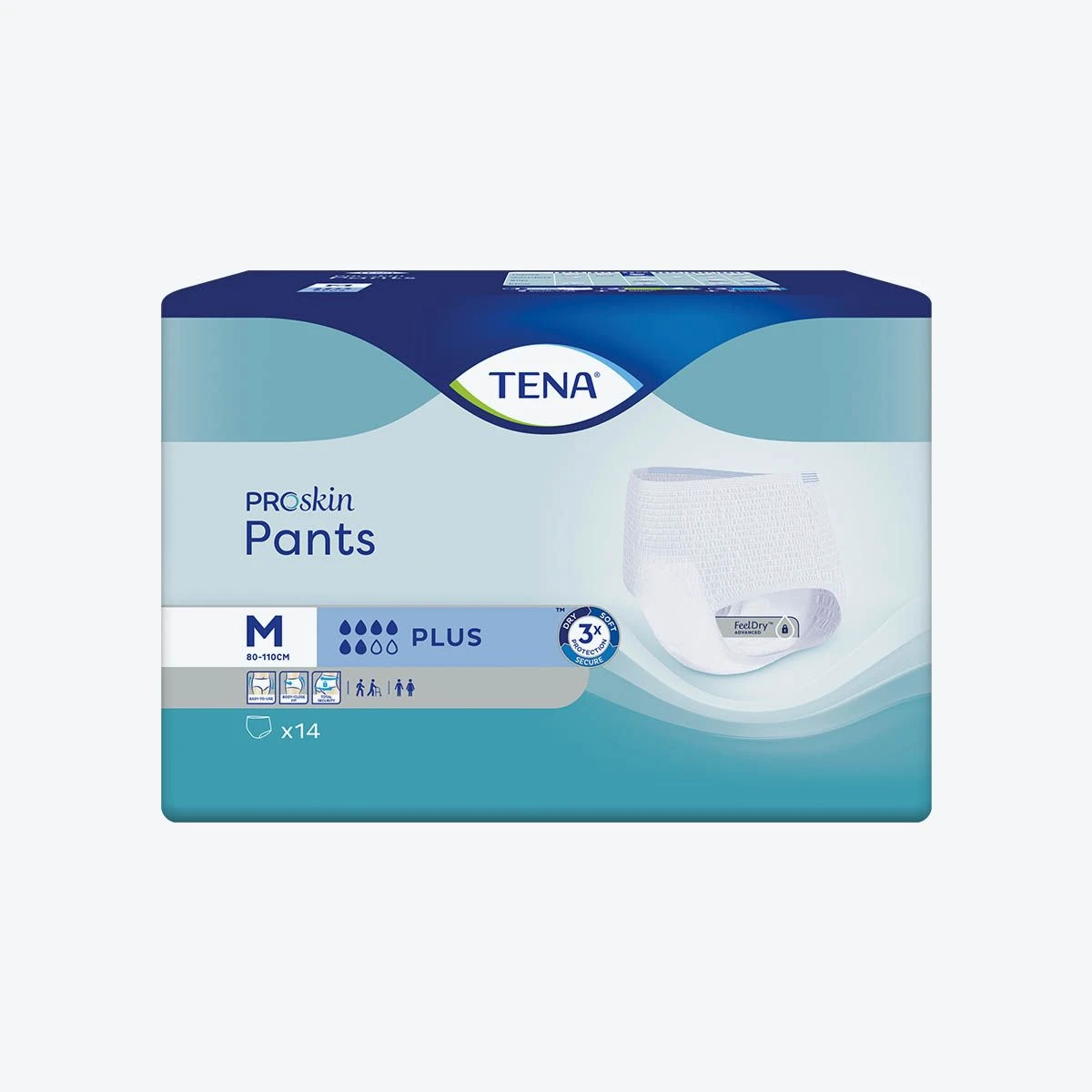 Sous-vêtements TENA Pants Proskin Plus - Taille M - Sachet de 14