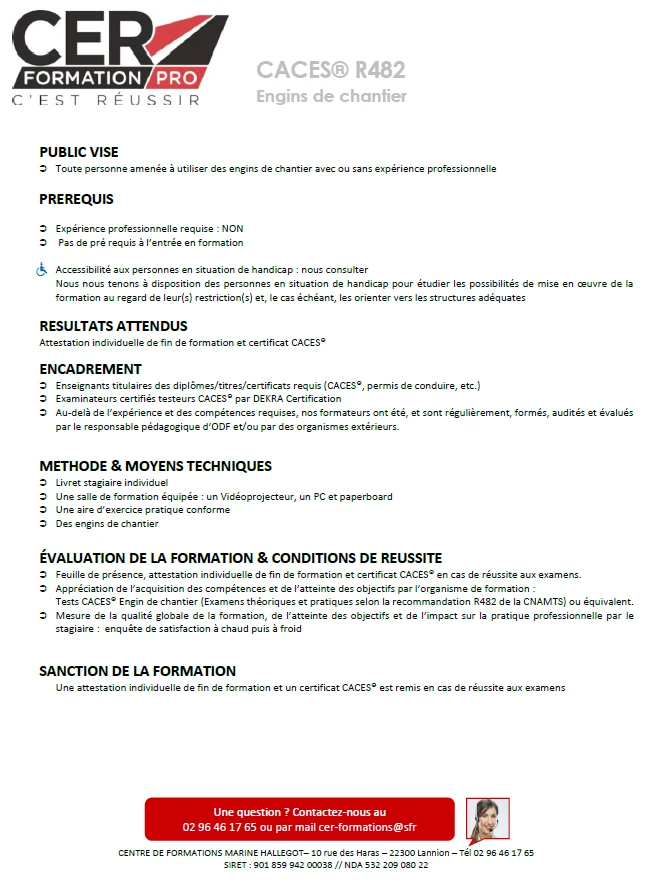Caces® R482 Cat G