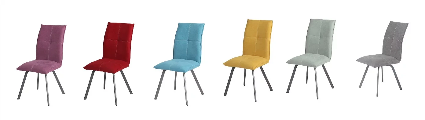 Table céramique Forrest 180+2 all de 50 cl pieds entremêlés + 4 chaises 1760 tissu