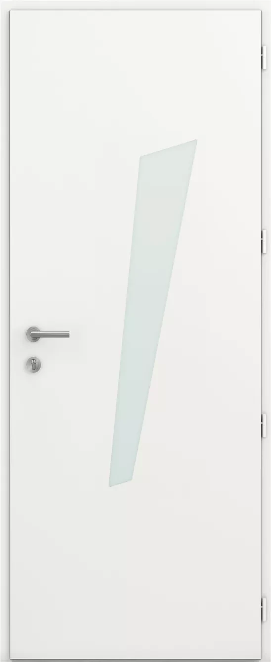 Porte d'entrée aluminium K.Line Fusain