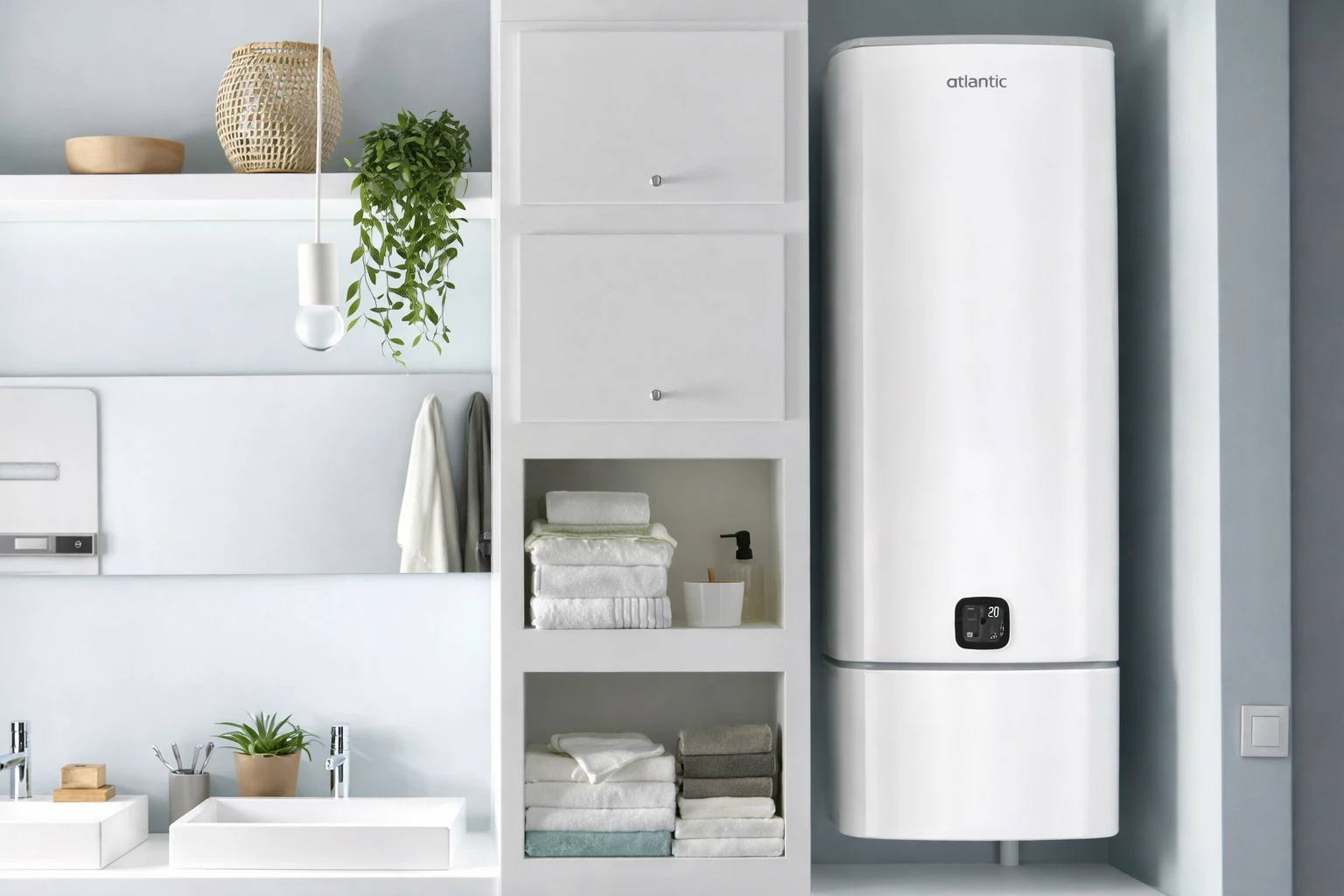 Chauffe-eau électrique LINÉO connecté 40L