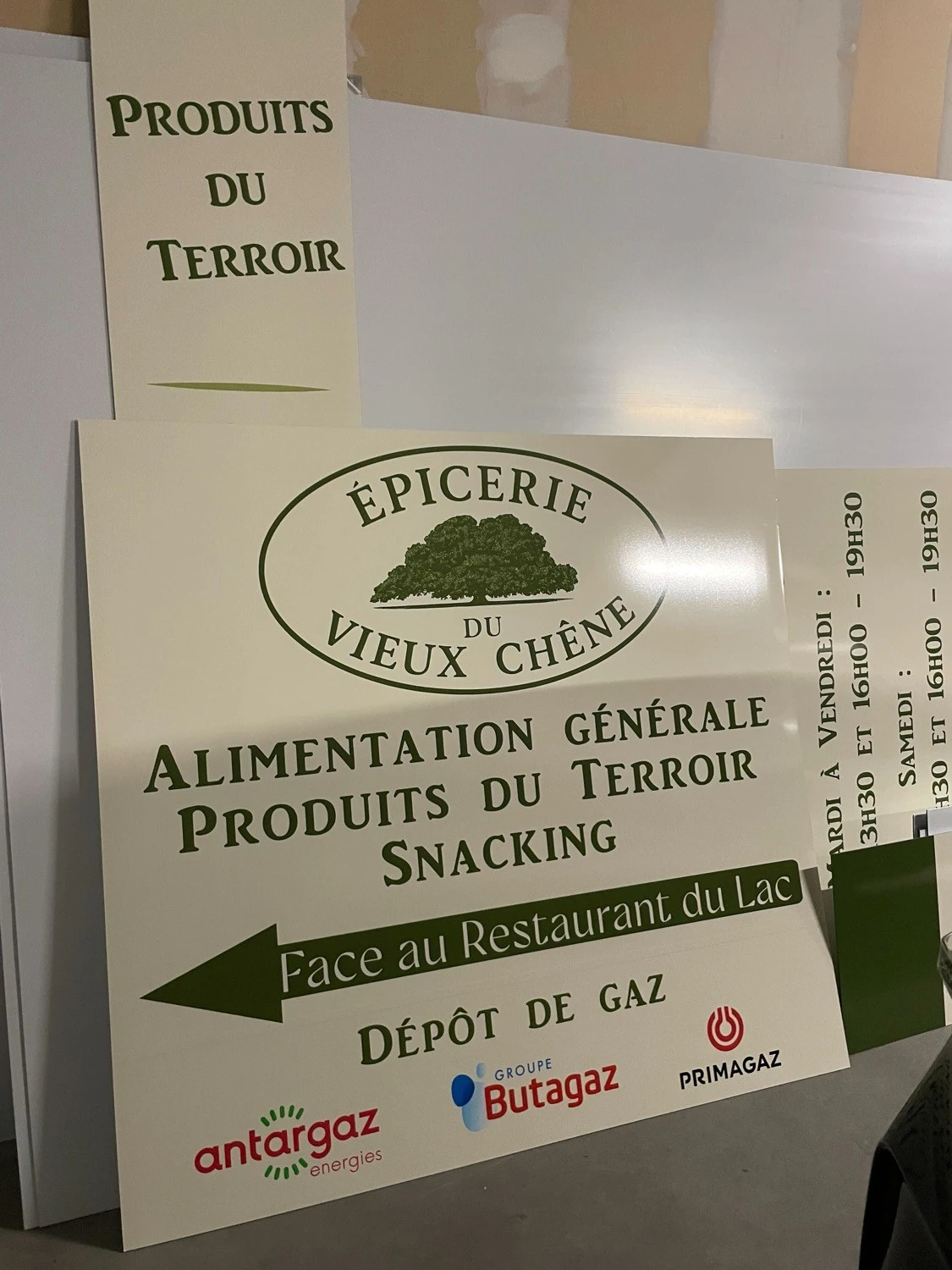 Panneaux enseignes
