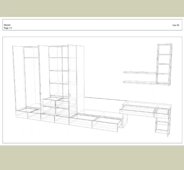 Service de conception et d’usinage numérique, compatible avec toutes les machines CNC, dédié à la fabrication de meubles sur mesure.