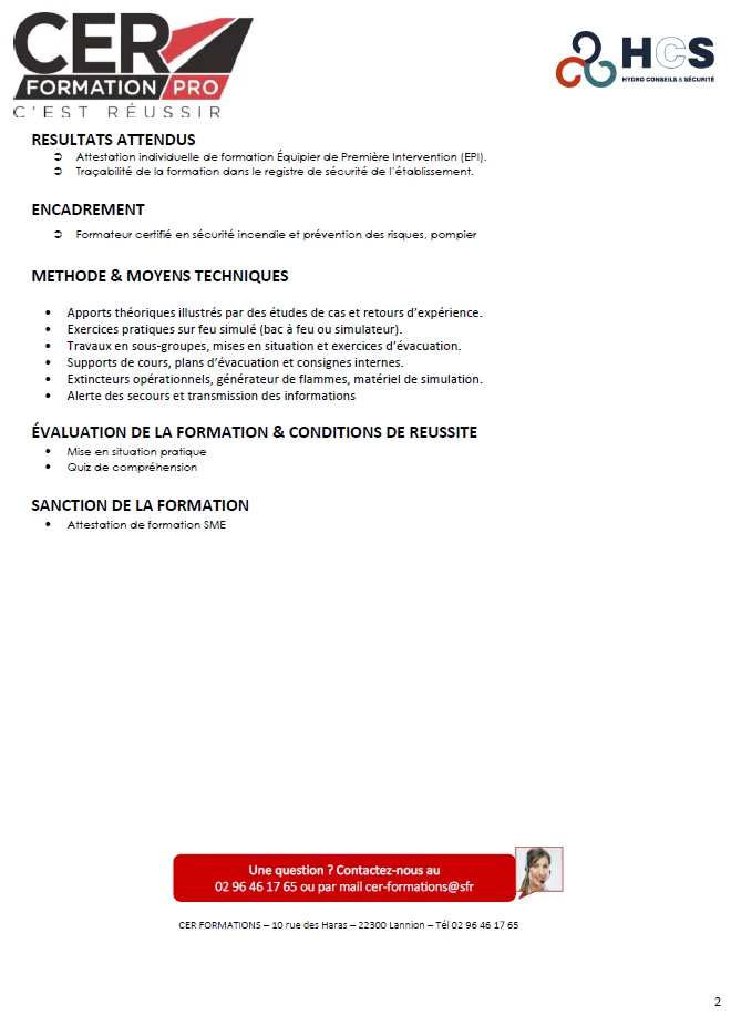 EPI (Équipier de Première Intervention)